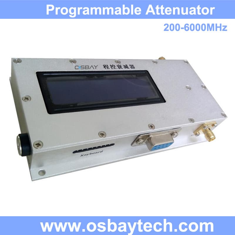 120dB Programmable RF Signal Optical Power attenuator W LCD